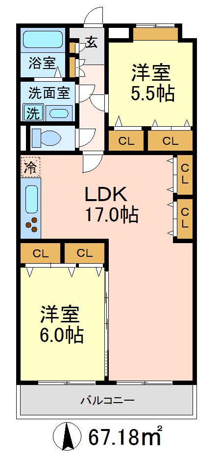 ガーデンハウス千歳船橋 間取り