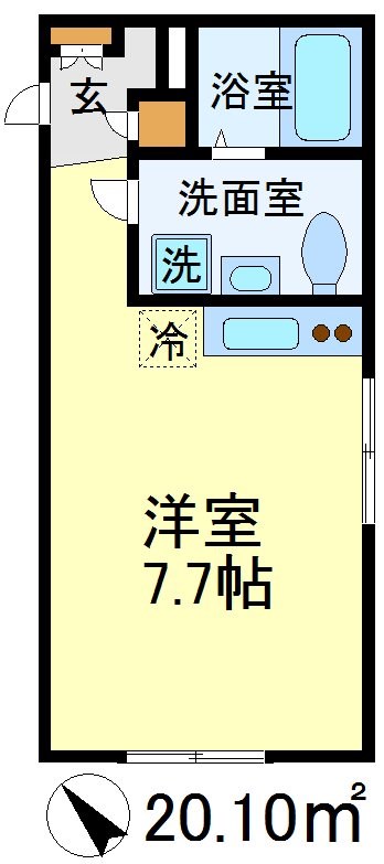 Fleur千歳船橋 302号室 間取り