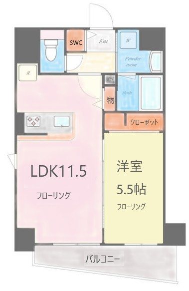 ROOTs Kyodo(ルーツキョウドウ） 間取り