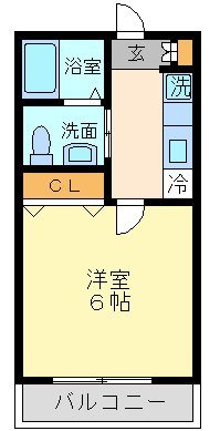 ILPRIMO　ZAZA（イルプリモ　ザザ） 102号室 間取り