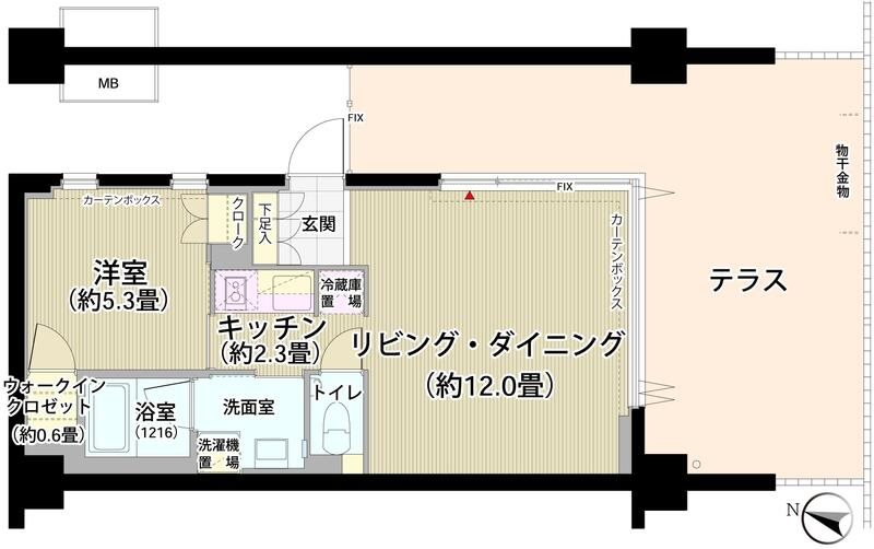 ガーデニエール砧レジデンス  間取り