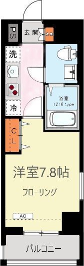 ミレベル千歳台 407号室 間取り