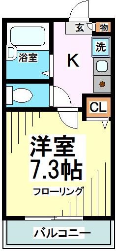 グランツ経堂 間取り図