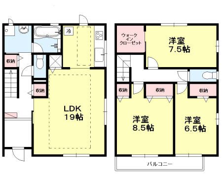 コモレビ大蔵H 間取り図