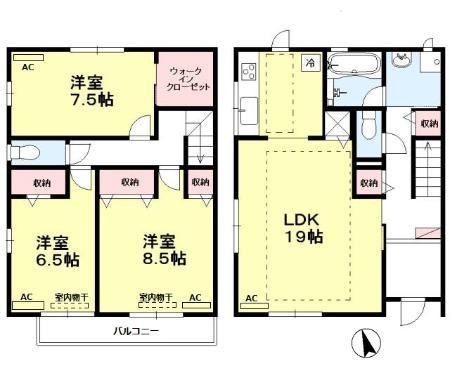 コモレビ大蔵S 間取り図