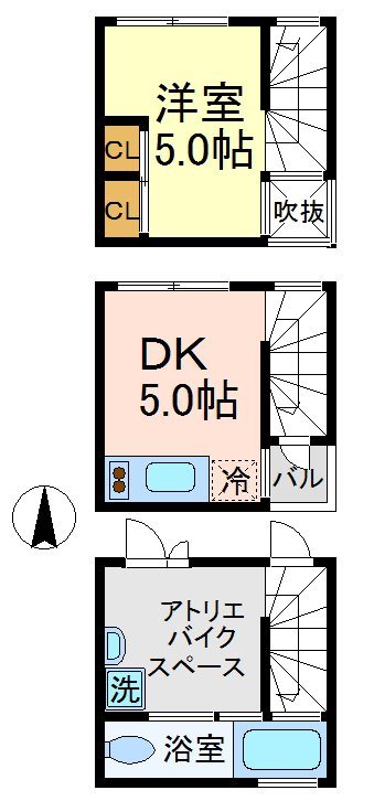 石双居 間取り図