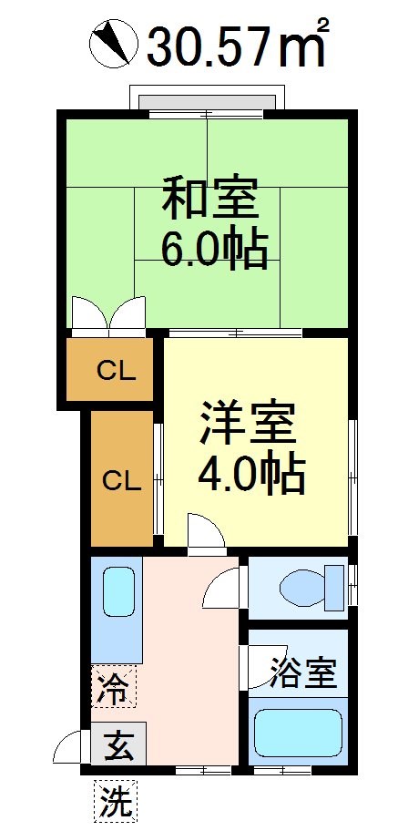 ハイム城山 間取り