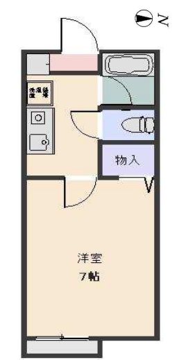 アモルファα 205号室 間取り
