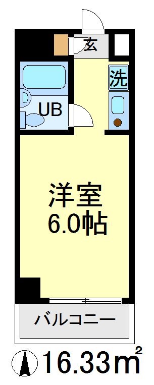 千歳船橋アムフラット 403号室 間取り
