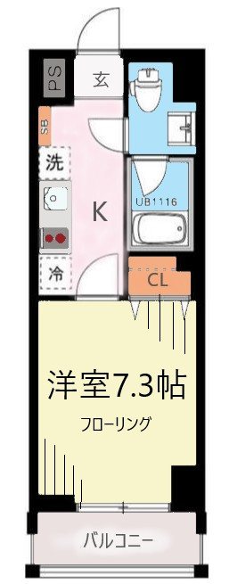 ミレベル千歳台 間取り図
