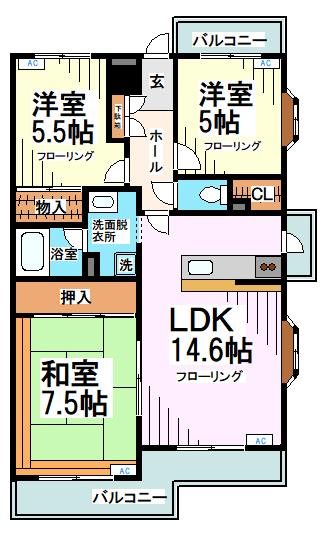 エスト大蔵 間取り