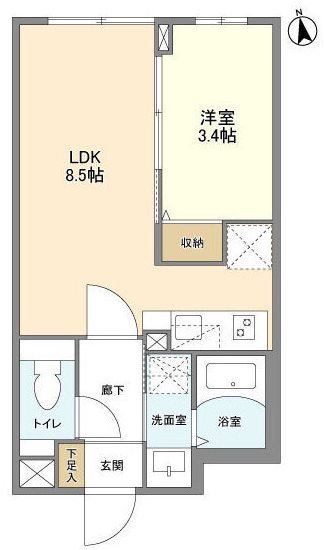 ウェルスクエア祖師谷 間取り