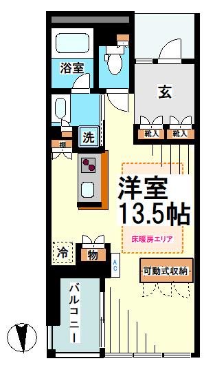ガーデニエール砧WEST 間取り