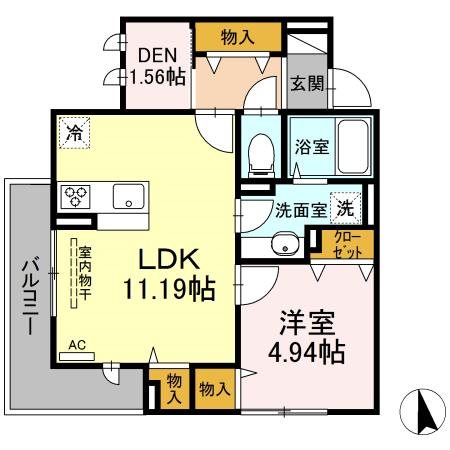 ヴィラルミナス羽根木 間取り図