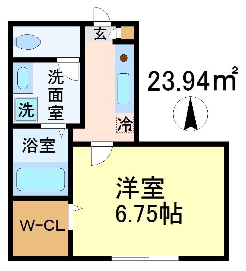 ポラリス 祖師谷 101号室 間取り