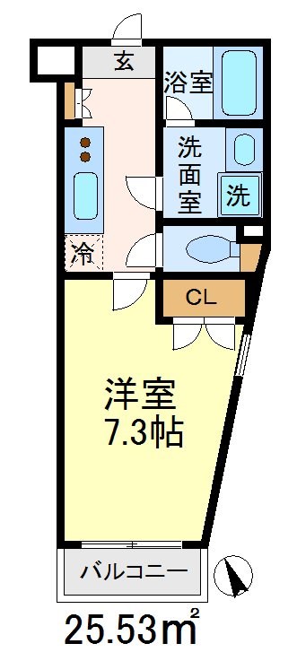 スカイコートグランデ成城 間取り図