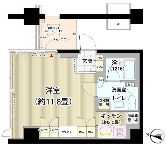 ガーデニエール砧レジデンス  間取り
