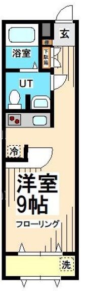 ハウス中屋 103号室 間取り