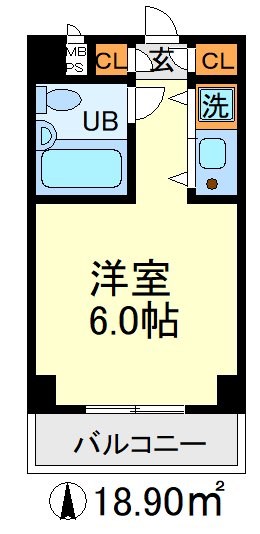 カテリーナ梅ヶ丘 間取り図