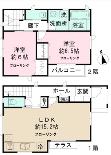 ゼルコバヴィレッジ　E棟  間取り