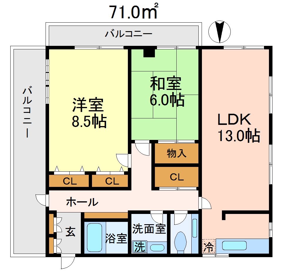 ルミエール赤堤 間取り