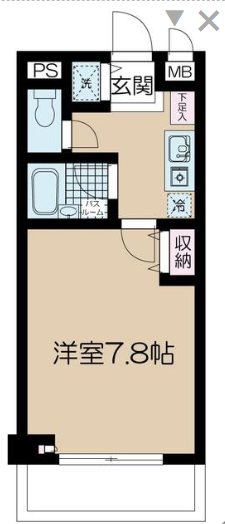 サンドリーム 303号室 間取り