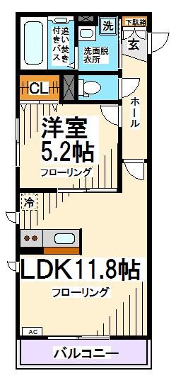 Beaverdam赤堤（ビーバーダム赤堤） 間取り