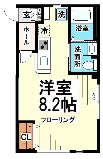 グランディール桜丘 210号室 間取り