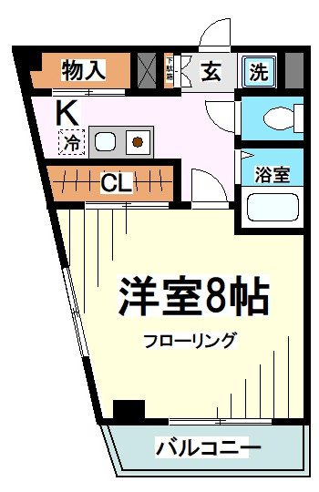 エクレールメグミ 間取り