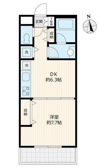 THE　FOURTEEN（ザ・フォーティーン） 間取り