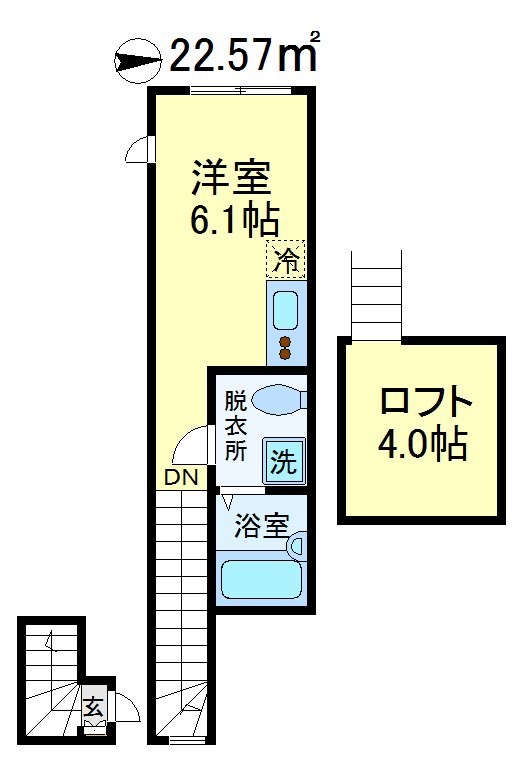 UVAS経堂 間取り図