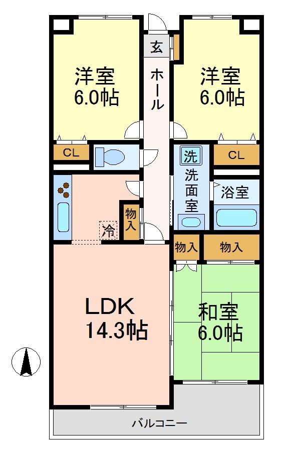 リレント成城 間取り