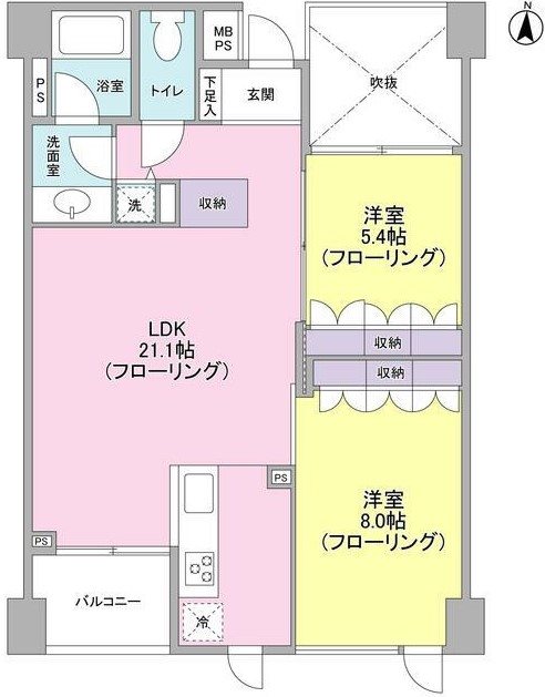 ポローニアハウス赤堤 間取り