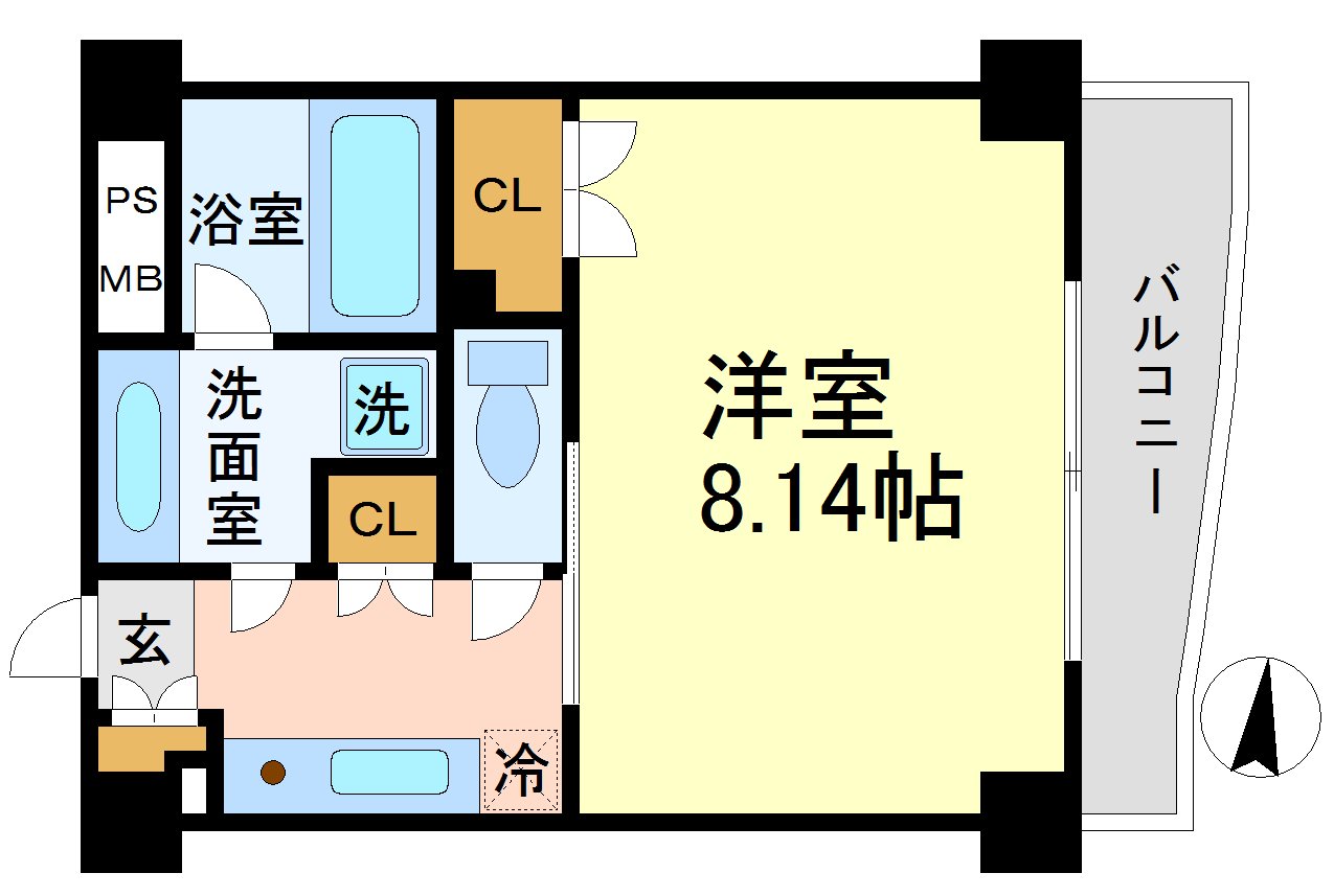エスシード千歳台  間取り