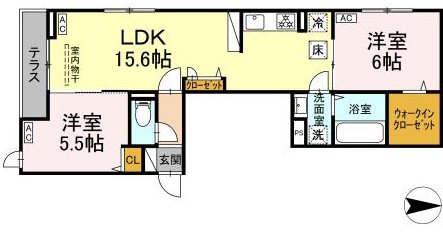仮）世田谷区大蔵１丁目PJ  間取り