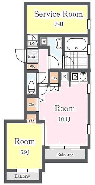 バティール喜多見 間取り