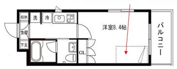 ガーデン千歳船橋 301号室 間取り