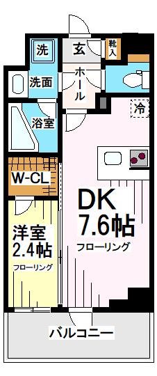 ステージファースト経堂アジールコート 104号室 間取り