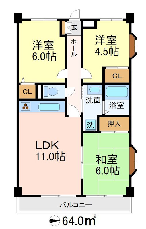 アーベイン成城 間取り