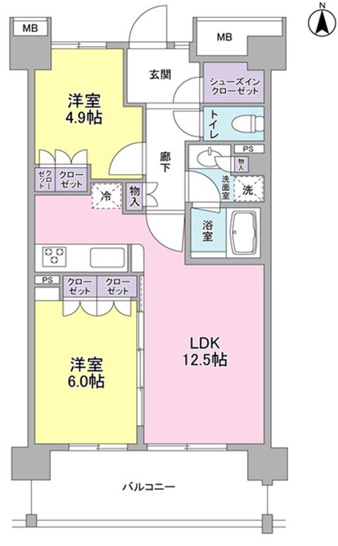 アンビエンテ経堂 間取り