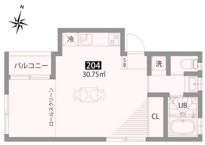 パティオ梅ヶ丘Ｅ 間取り