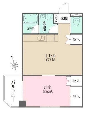 ピュアハウス経堂 間取り