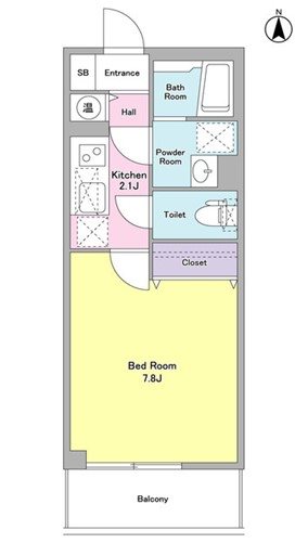 ベルク経堂壱番館 207号室 間取り