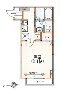 ウィステリア代田 間取り図