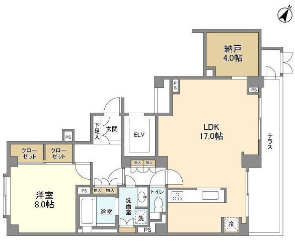サンライズ松本No.7 間取り図