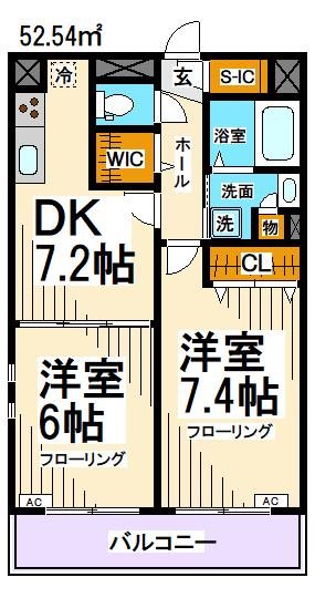 シュトラール赤堤 間取り図