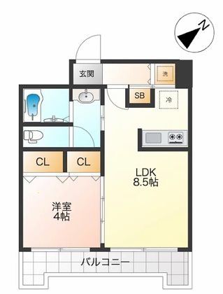 パラスト千歳船橋 間取り