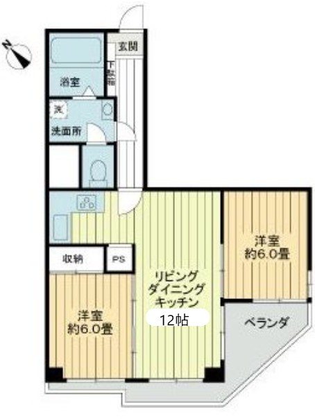 ライオンズマンション経堂第2 間取り