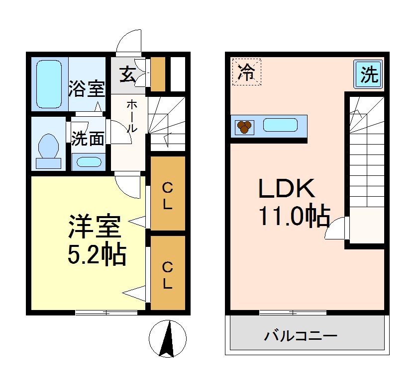 Casa Seijo 715 B号室 間取り