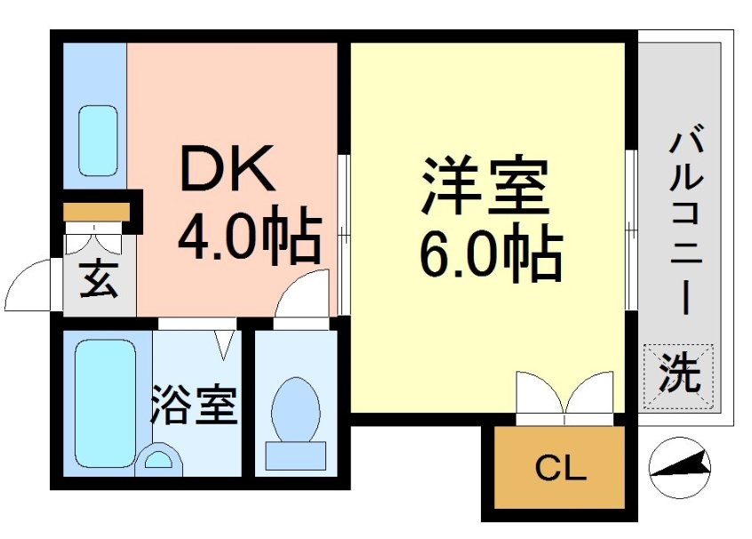 オリエント船橋B 間取り